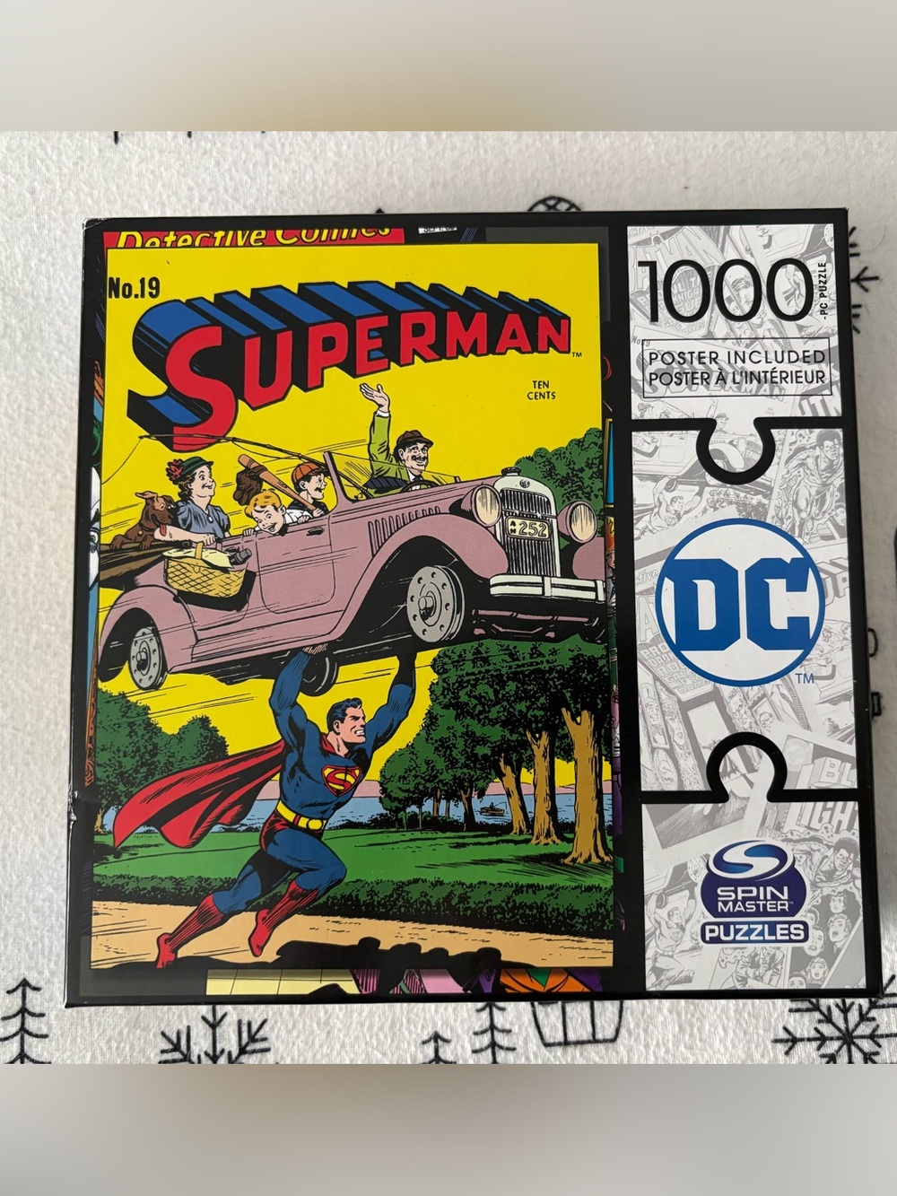 DC Superman Comic Cover 1000 Piece Puzzle